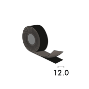 Antirutschstreifen 12.0mm für Treppenprofile 39612 .. selbstklebend, schwarz