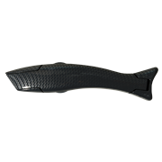 BLUE MARLIN Couteau de poseur de tapis en carbone noir BM-1000 Avec aimants, dans carquois synthétique