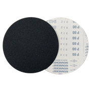 Disco abrasivo BLACK PANTHER, Ø 203 mm, grana 60, silicio Velcrato, senza foro