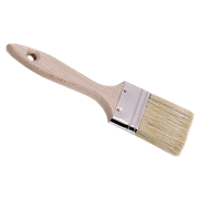 Pennello per vernice chiaro, resistente ai solventi, 50 mm Setola cinese chiara, manico in legno da 12 cm