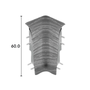 Kunststoff Innenecken 60mm Buche gedämpft VE: 50 Stk./Karton