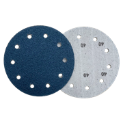 Disques abrasifs Blue Line Ø 180 mm grain en zircon K100, dos velcro, avec des trous d'aspiration, 50 pcs. / paquet