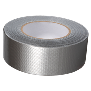 Ruban en tissu TESA, argent, 48m x 50mm 24 rouleaux par carton