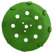 Schleiftopf Rhombus, Ø300mm, grün für Zementestriche und Anhydritböden