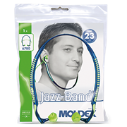 Inserti auricolari con archetto Jazz Band® Con due inserti di ricambio, 23 dB di attenuazione del rumore