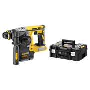 Akku-Kombihammer DeWalt, 18V, SDS-Plus, DCH273NT Basisversion ohne Akkus und Ladegerät, mit Koffer