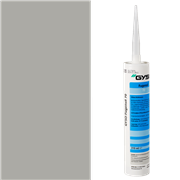 GYSO Fugensil 70 en silicone, gris Sans ramollisseurs et résistante aux UV