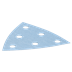 FESTOOL Dreieckpapier 93x93mm, K40, Granat mit Klett, mit Absauglöchern, 50 Stk/Pack
