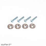 Montageset für Schleifplatten für Parkettschleifmaschine duoPlan S und SR