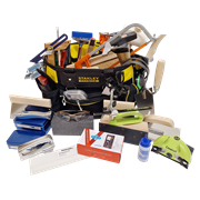 Werkzeugkoffer 59-teilig, für den Boden- und Parkettleger 