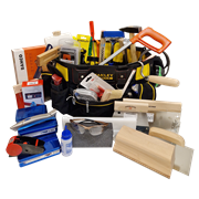 Werkzeugkoffer 44-teilig für den Parkettleger 