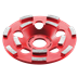 Disque diamant DIA ABRASIVE-D130-ST FESTOOL, rouge pour chape de ponçage