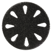 Fiberpad, doppelseitig, schwarz, Ø406mm, 10mm