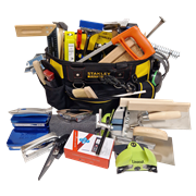 Werkzeugkoffer 47-teilig für den Bodenleger 