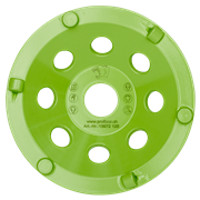 Meule boisseau diamantée Ø125mm pour enlever des revêtements, des résidus de revêtements et des adhésifs