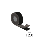 Bandes antidérapantes 12mm pour nez de marche 39612 .. autoadhésives, noir