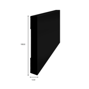 aquilex 1000 dropoard 100/12/12mm, 2.63lfm schwarz