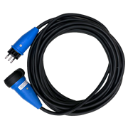 Verlängerungskabel orange, IP20 3G 1,5mm2, Länge 10m, CH-Stecker und Buchse