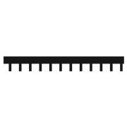 Barra dentata per racla da massetto, denti P2 560 mm, pacco da 10 pz.