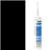 Silikon GYSO Fugensil 70, Schwarz weichmacherfrei und UV-beständig