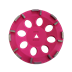 Schleiftopf K40, Ø310mm, pink für Zementestriche und Anhydritböden
